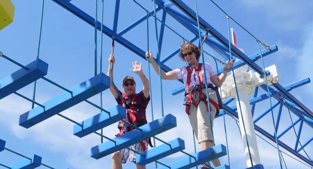 carnival panorama ropes coure deck 14