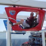 SkyRide, Ropes Course & Slides on Carnival Panorama carnival panorama skyride pov ocean view