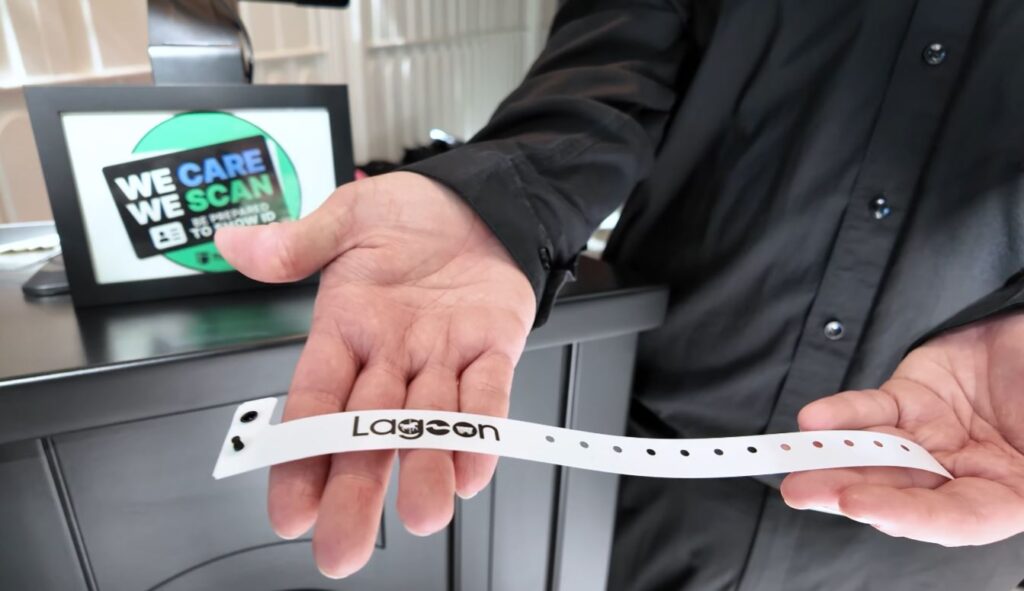 lagoon social club reentry wristband