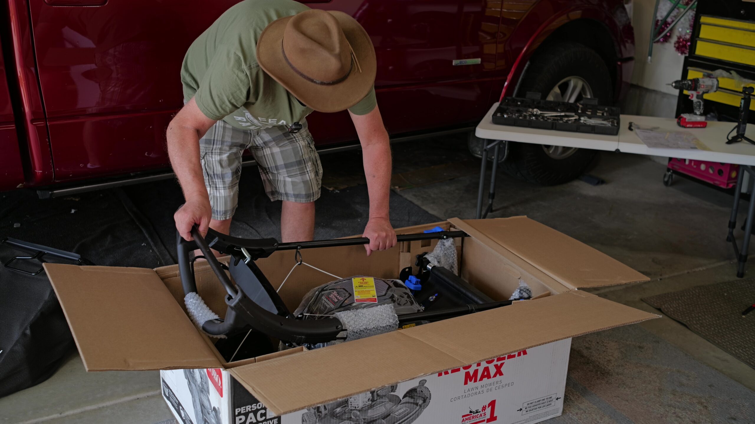 toro vortex recycler mower unboxing